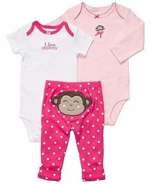 Conjuntos Carters Bebe Set 3 Pz Originales Recién Nacido