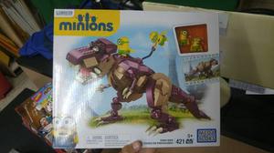 Minions Mega Blocks 421 Piezas. Dino Ride. Mattel Sellada