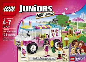 Lego Juniors Friends Camión De Helados De Emma 136 Pzs