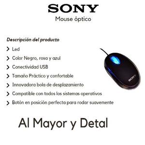 Mause Óptico Sony Al Mayor Y Detal