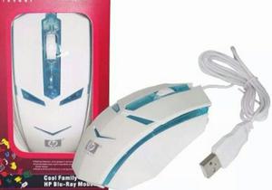 Mouse Gamer Marca Hp Grande Optico Usb Con Luces Pc