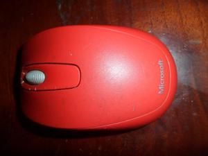 Mouse Inalambrico Microsoft Wireless Mobile Rojo.lee Des