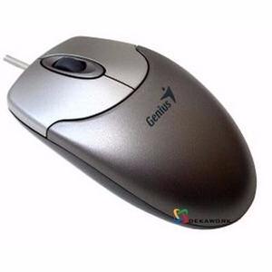 Mouse Optico Genius Netscroll 120 Ps2 Plata 800dpi Nuevos