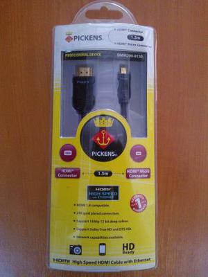 Cable Pickens Hdmi Enchufe Tip A -tip D 1.5 Ete