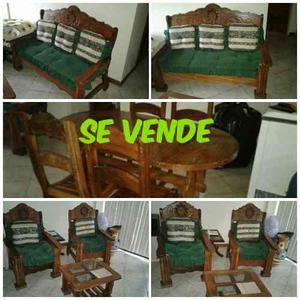 Juego De Muebles Country De Magdaleno. Recibo Y Comedor