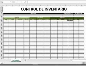 Plantillas Excel Control De Inventario Negocio Hogar