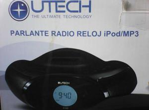 Reproductor Utech 2.1 Ipod Epeaker With Alarm Clock Radio