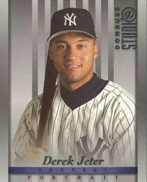 Derek Jeter Donruss Card Foto 8x Jbello