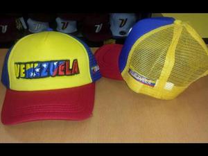 Gorra De Malla Venezuela Tricolor