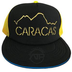 Gorra Plana Malla Vinil Textil Caracas Moda Atp