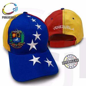 Gorras De Venezuela Tricolor 7 Estrellas