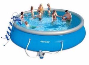 Piscina Inflable Gigante Instantup 3capas 5.48x1.22m Bestway