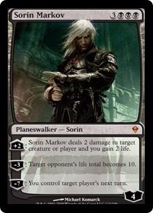 Cartas Magic The Gathering - Planeswalker - Sorin Markov