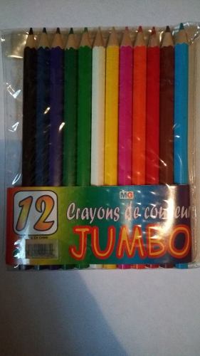 Colores Jumbo /colores Gruesos /colores De Madera Hexagonal