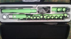 Flauta Nuvo Color Verde Para Estudiantes
