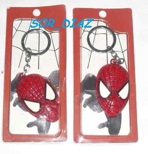 Llaveros De Metal De Spiderman Hombre Araña. Mide 6 Cm Alto