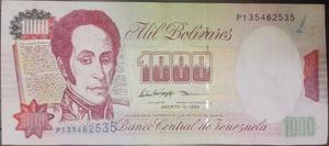 (En Venezuela) Billetes De  Bolívares Agosto -