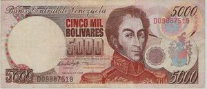 Exelente Billete De ,bs 