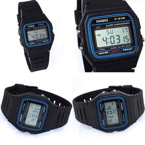 Reloj Deportivo F91w Negro