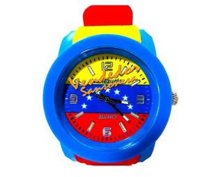 Reloj Grande Tricolor Venezuela España Brasil Varios