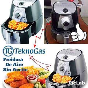 Freidora De Aire Sin Aceite Teknogas Modelo Tgaf110bs