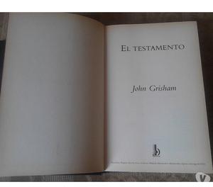 Libro El Testamento De John Grisham