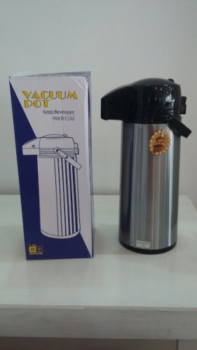 Termo Para Bebidas Calientes Café Vacuum 1.9 L Cromado