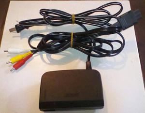 Adaptador De Corriente + Cable De Audio Y Vídeo Nintendo 64