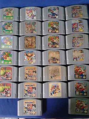 Coleeccion De Juegos De Nintendo 64 Mario