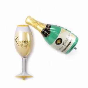 Globo Copa O Botella Champagne 48cm Boda Aniversario
