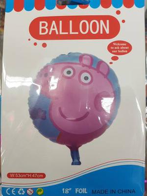 Globos Peppa Pig Metalizados Grandes 18