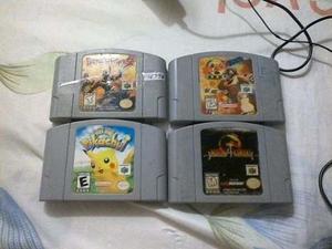 Juegos De Nintendo 64, Mortal Komba4, Pikachu, Etc.
