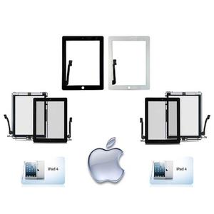 Mica Tactil Digitizer Ipad 4 + Boton Home Pega 3m Nueva Bagc