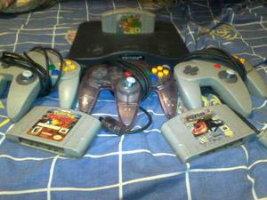 Nintendo 64 + 4 Controles Sin Juegos