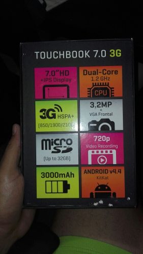Tablet Blu Touchbook 7.0 3g Usada Agarra Línea Movil