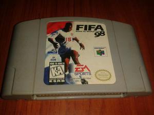 Videojuego De Nintendo 64 Fifa 98 En Impecable Estado.