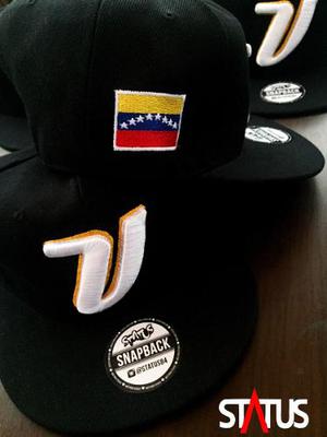 Gorra Plana Venezuela Baseball Negra