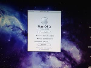 Mac Powerpc G5 + Mbox One + Protools 8 Original