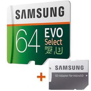 Memoria Micro Sd 64gb 100mbs Original Samsung Evo Graba 4k