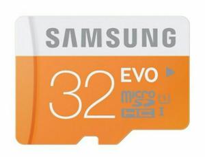 Memoria Micro Sd Samsung 32gb Evo Class 10 Up To 48 Mb/s