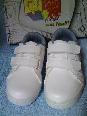 Zapatos Deportivos Blancos Vita Kids