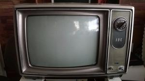 Televisor Antiguo Marca Aoc De Colección