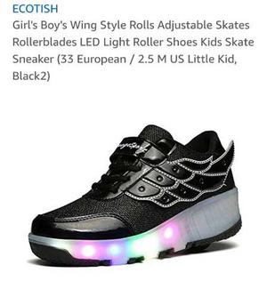 Zapatos Patines Led Talla 33