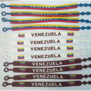 Pulseras De Venezuela, Vinotinto, Tricolor De Silicon