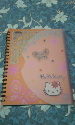 Cuaderno Empastado Hello Kitty