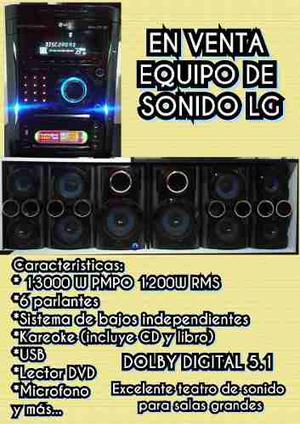 Equipo De Sonido Lg, Negociable, En Perfecto Estado!