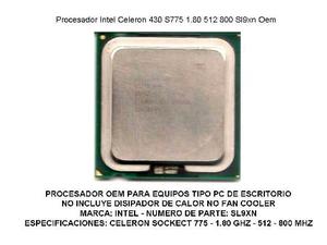 Procesador Intel Celeron 430 S Sl9xn Oem 