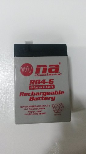 Bateria Recargable 6v 4ah Nippon America
