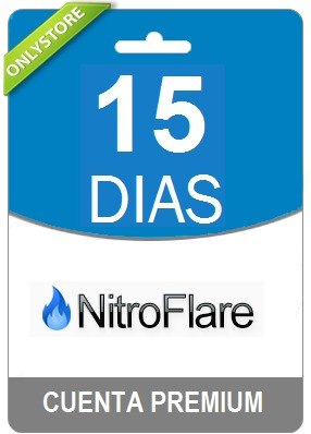 Cuentas Premium Nitroflare 15 Dias - Oficial 100% Original