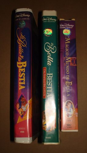 La Bella Y La Bestia Pelicula Disney Vhs Coleccion Vintage